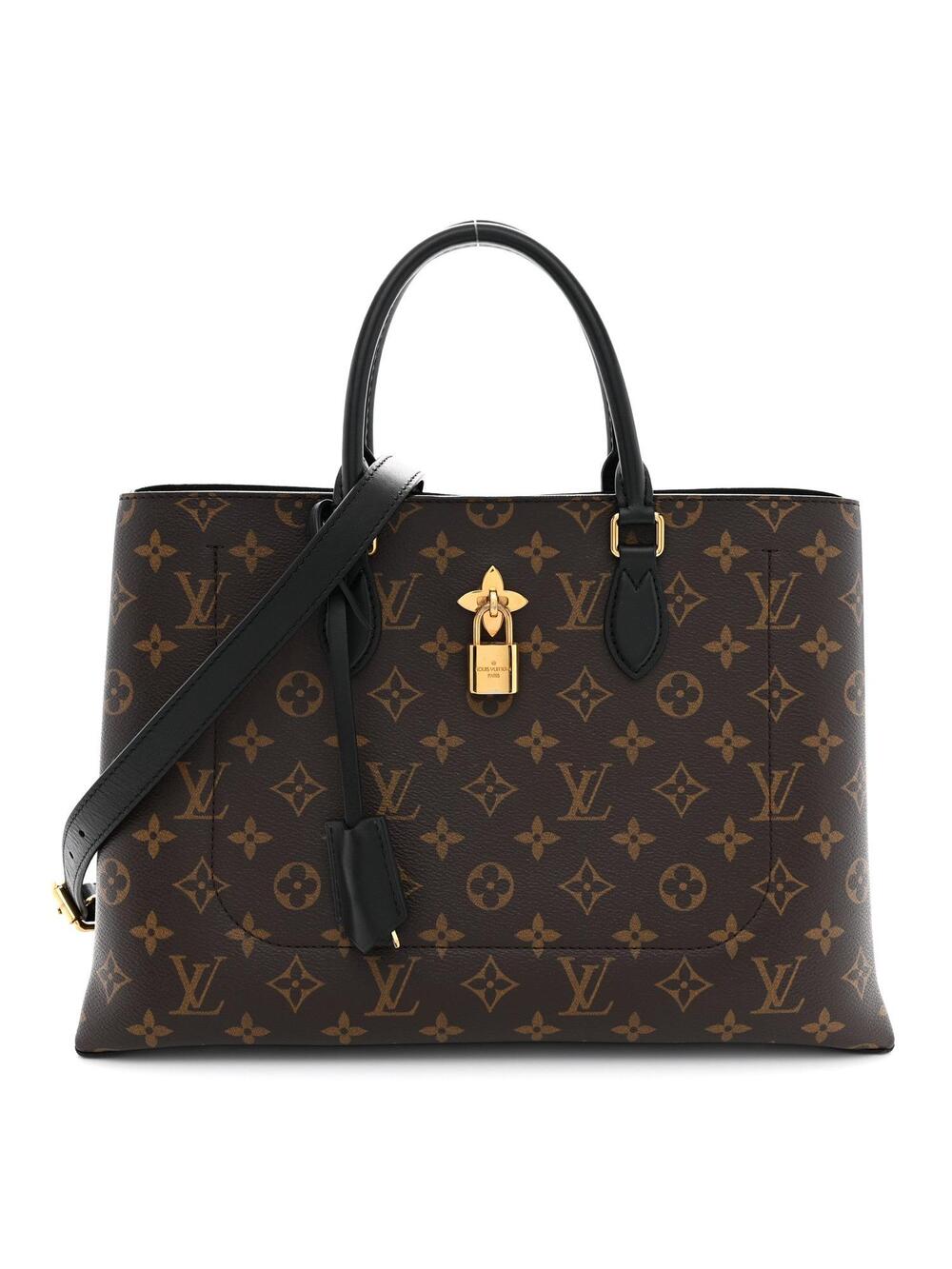 Louis Vuitton Flower Tote Black #374863L16B